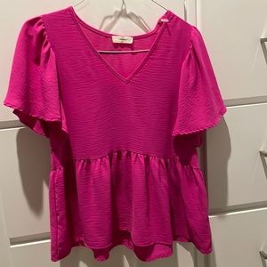 Used Entro pink blouse